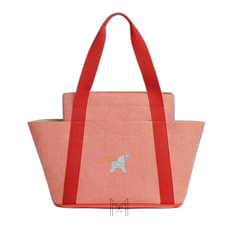 Túi xách Hermes Animaux Nattes màu cam chính hãng MTH011 2026 Túi xách Hermes Animaux Nattes màu cam chính hãng MTH011 2026