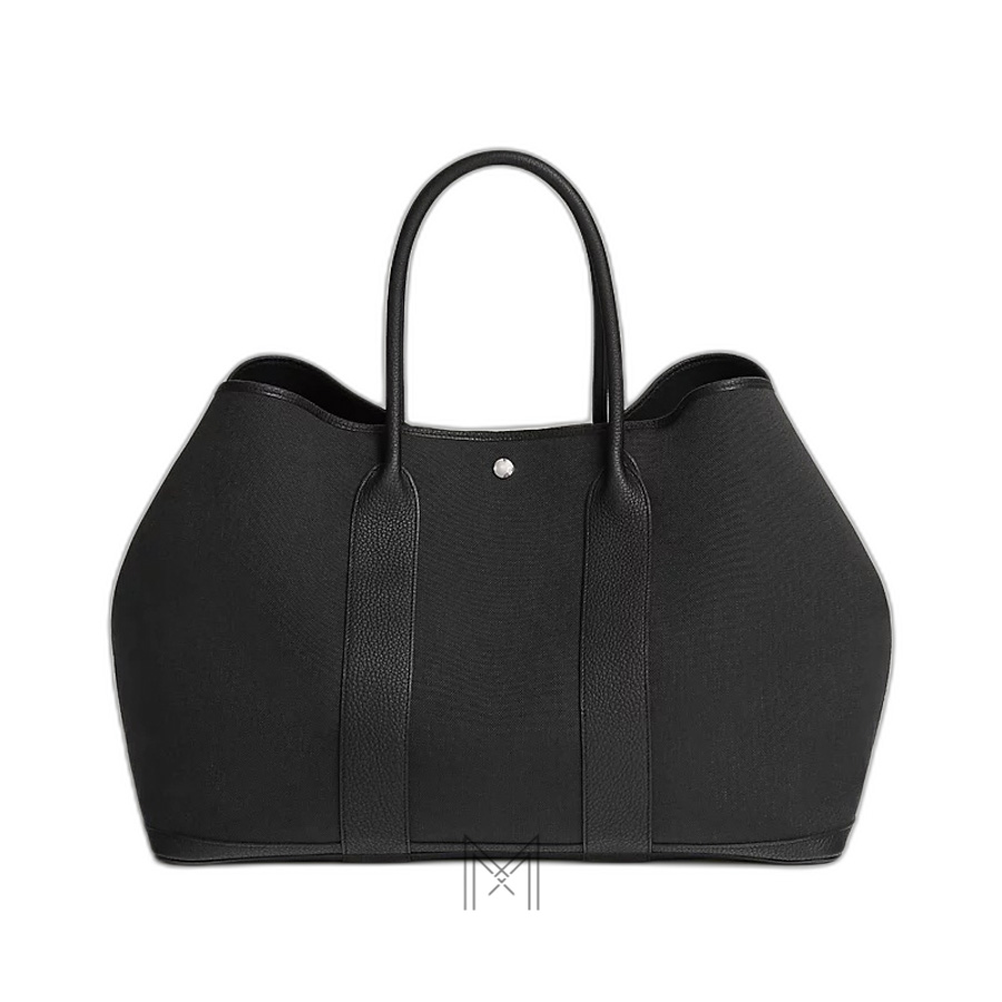 Túi xách Hermes Garden Party 49 voyage màu đen chính hãng MTH060 2026 Túi xách Hermes Garden Party 49 voyage màu đen chính hãng MTH060 2026