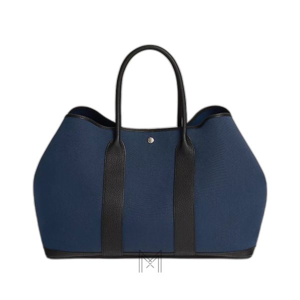 Túi xách Hermes Garden Party 49 voyage màu xanh authentic MTH059