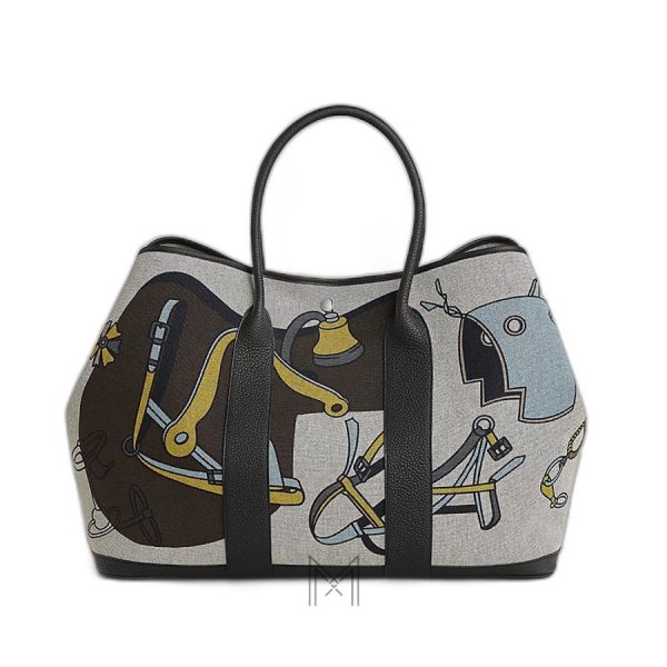 Túi xách Hermes Garden Party Voyage 49 hoạ tiết chính hãng MTH085