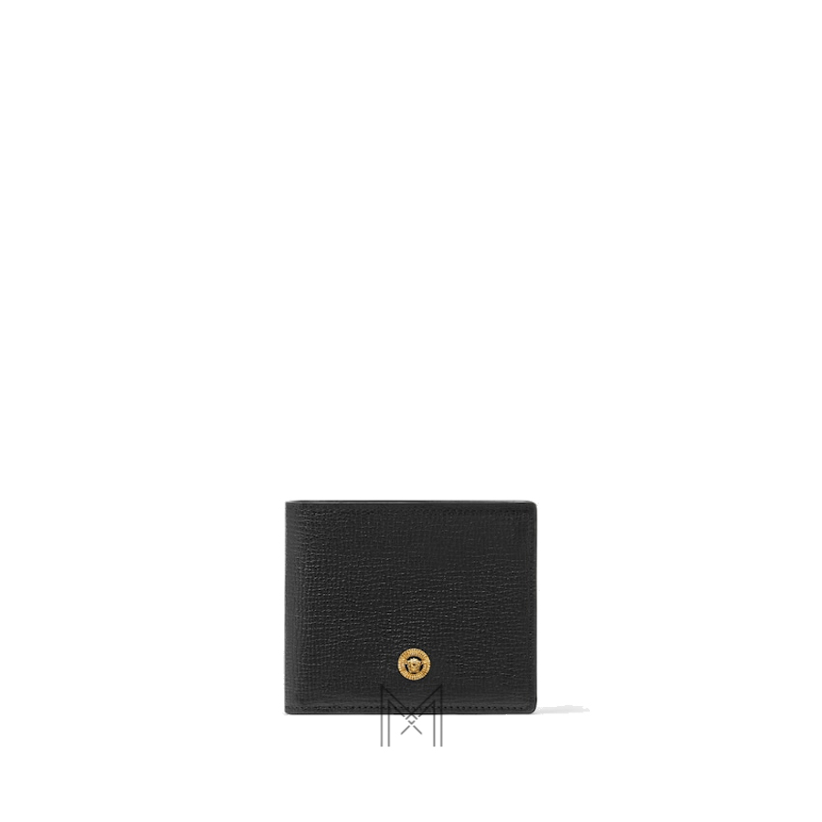 Ví ngắn Versace Medusa Biggie màu đen authentic MVV02 2026 Ví ngắn Versace Medusa Biggie màu đen authentic MVV02 2026