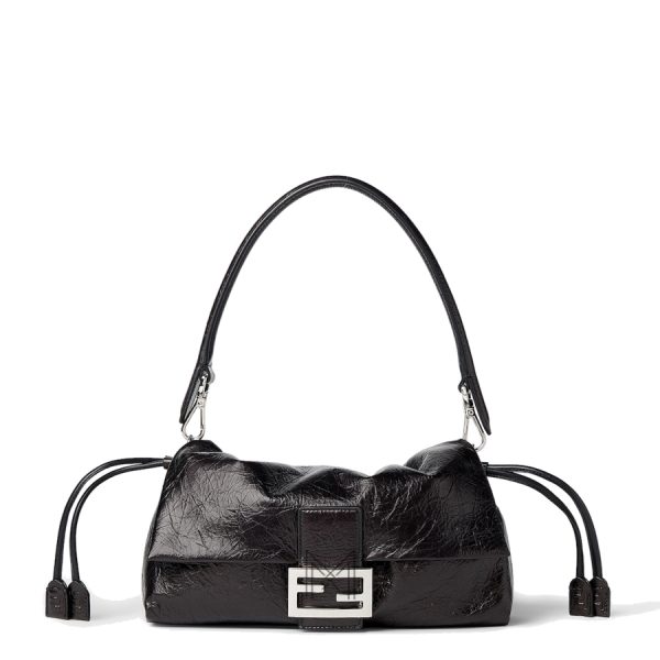 Túi xách Fendi Baguett Soft Medium chính hãng da bóng nhăn MHH059