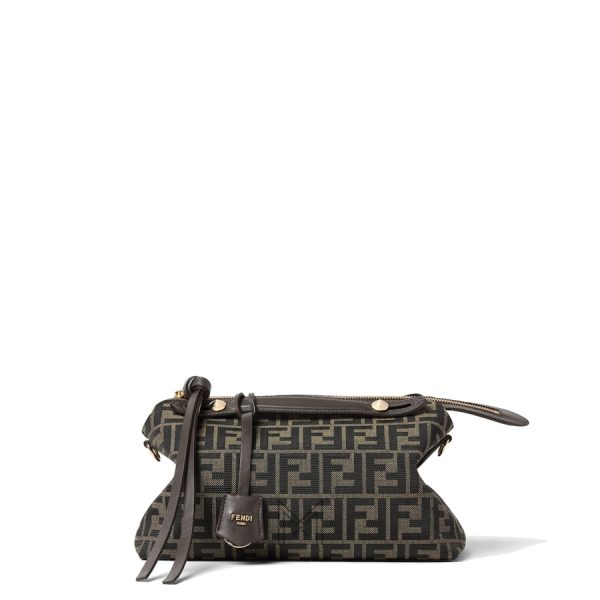 Túi xách Fendi By The Way Soft Medium màu nâu hoạ tiết FF MHH035