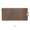 Ví ngắn Hermes nắp gập Charniere Compact màu nâu da bê Madame MVH34 2026 Ví ngắn Hermes nắp gập Charniere Compact màu nâu da bê Madame MVH34 2026