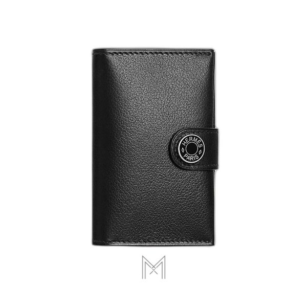 Ví Hermes R.M.S da màu đen hàng hiệu chính hãng MVH130