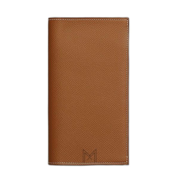 Ví dài Hermes da bê Epsom màu nâu chính hãng MVH52